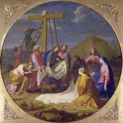 Descent from the Cross by Eustache Le Sueur